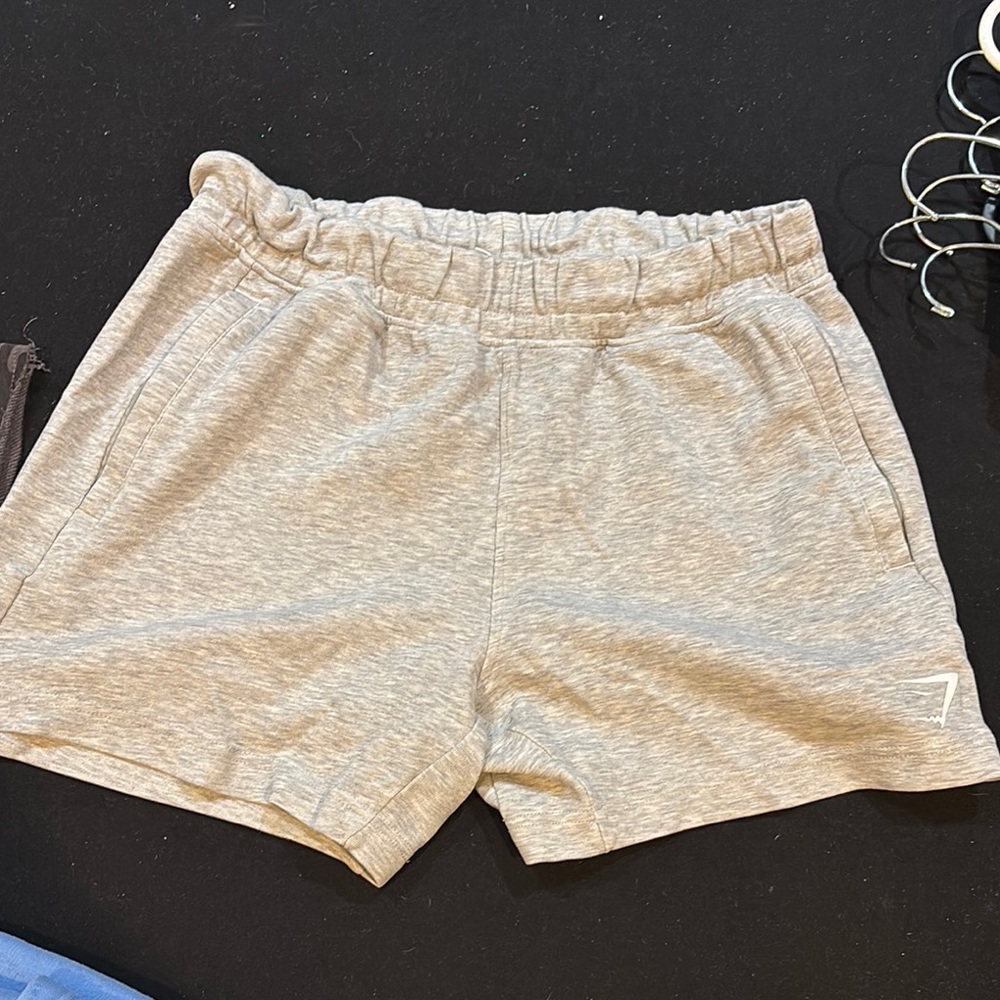 Gymshark Light Grey Men’s Athletic Shorts